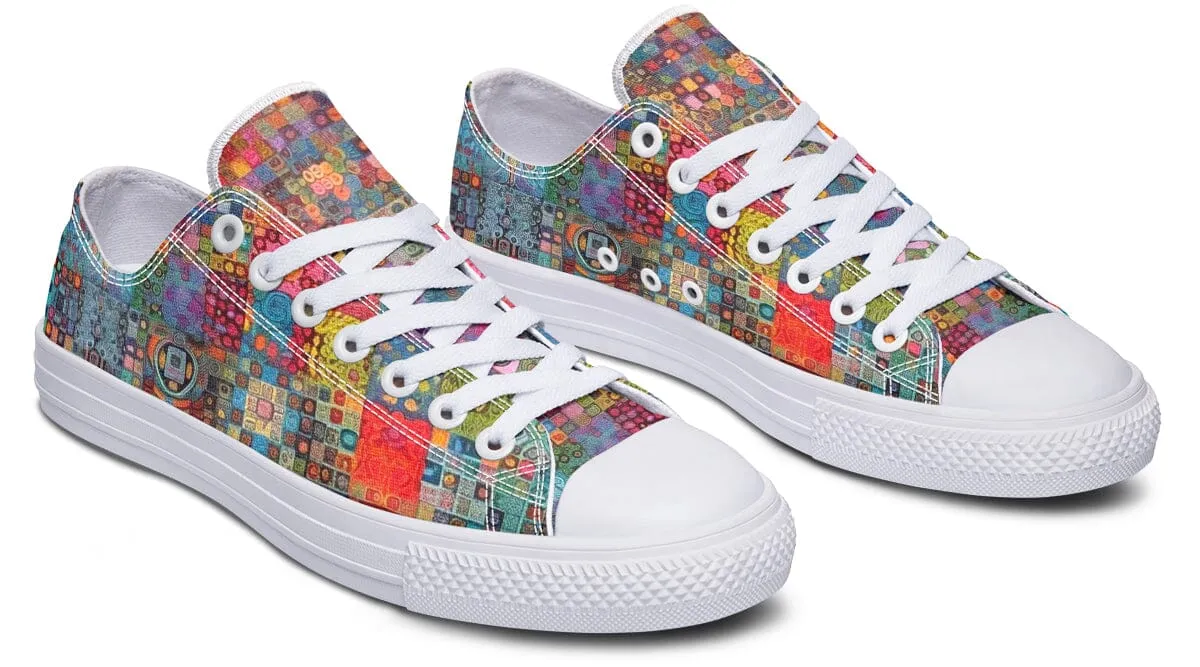 Blotter Patch Fuzz Low Top Shoes