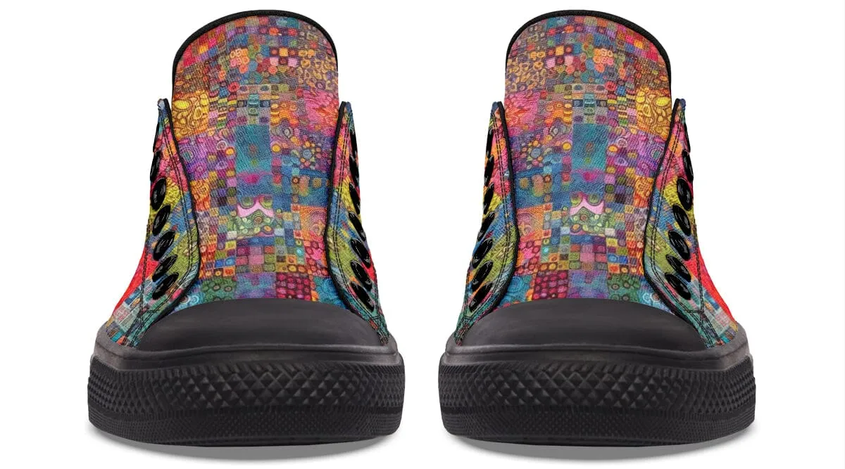 Blotter Patch Fuzz Low Top Shoes