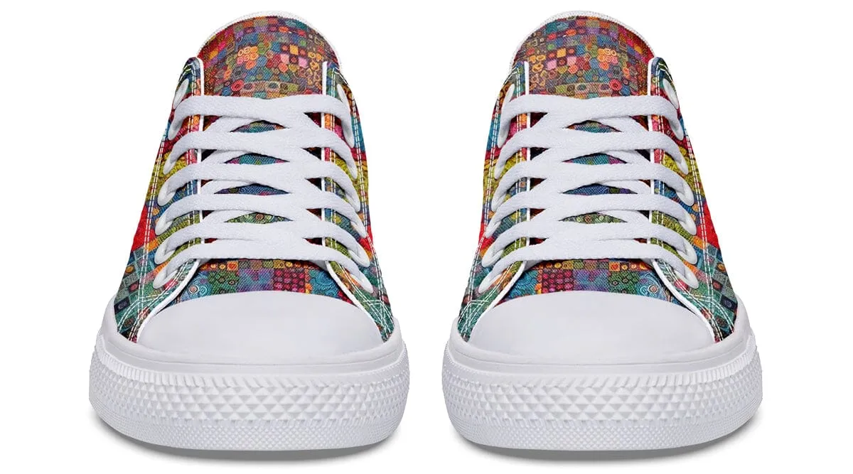 Blotter Patch Fuzz Low Top Shoes