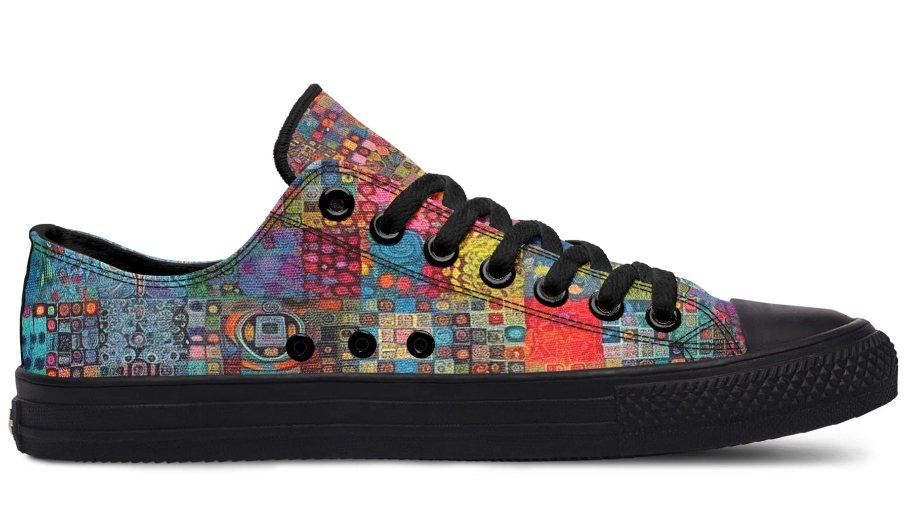 Blotter Patch Fuzz Low Top Shoes