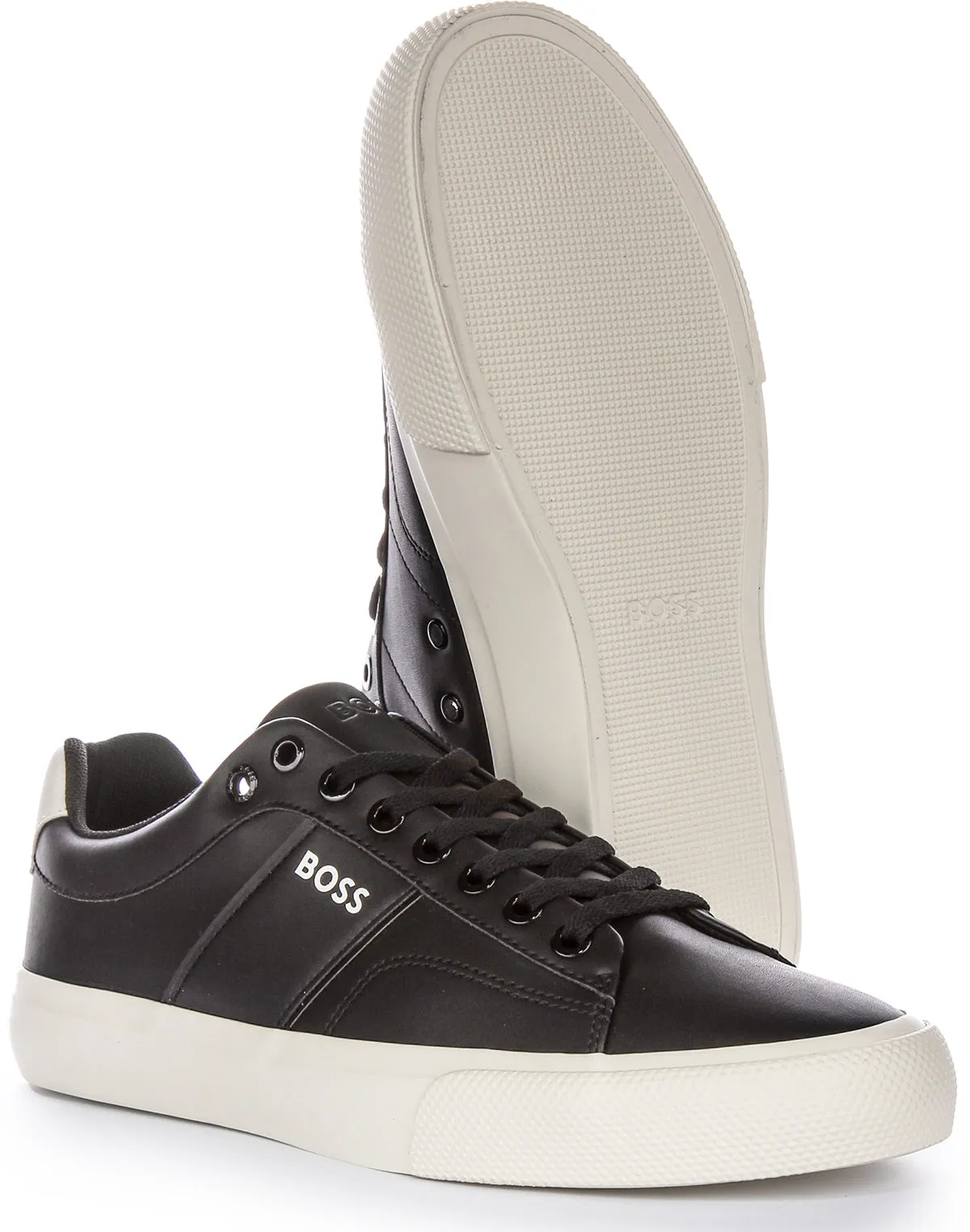 Boss Aiden Tennis Flpp In Black For Men