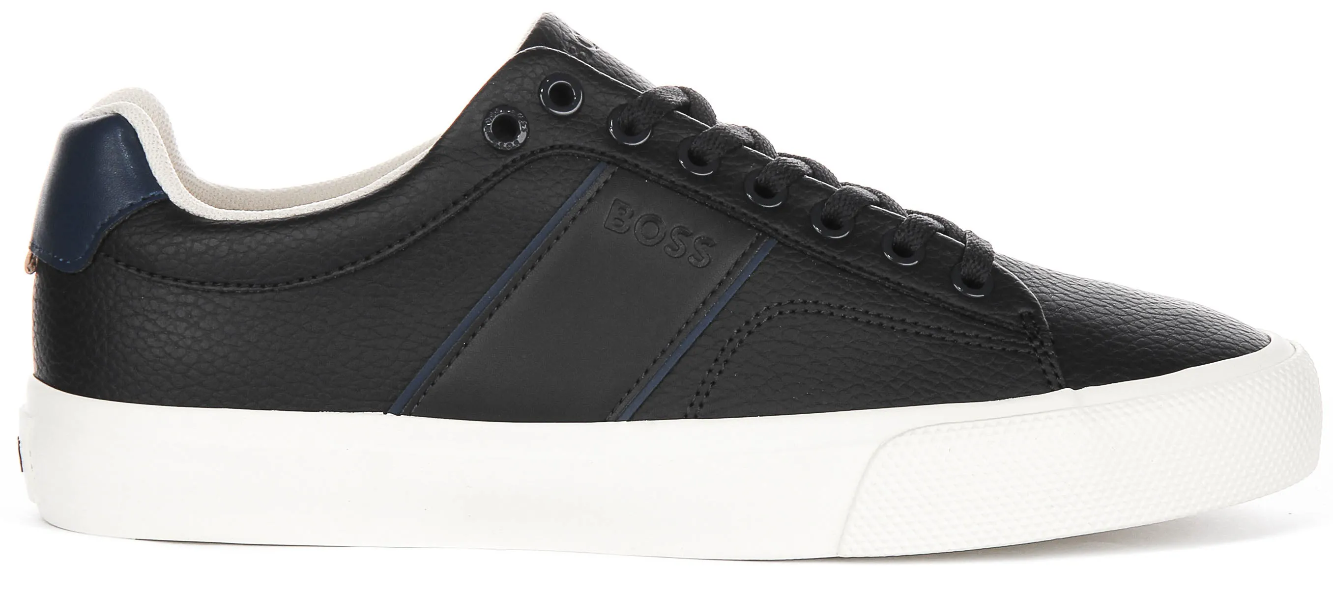 Boss Aiden Tennis Trainers In Navy For Men