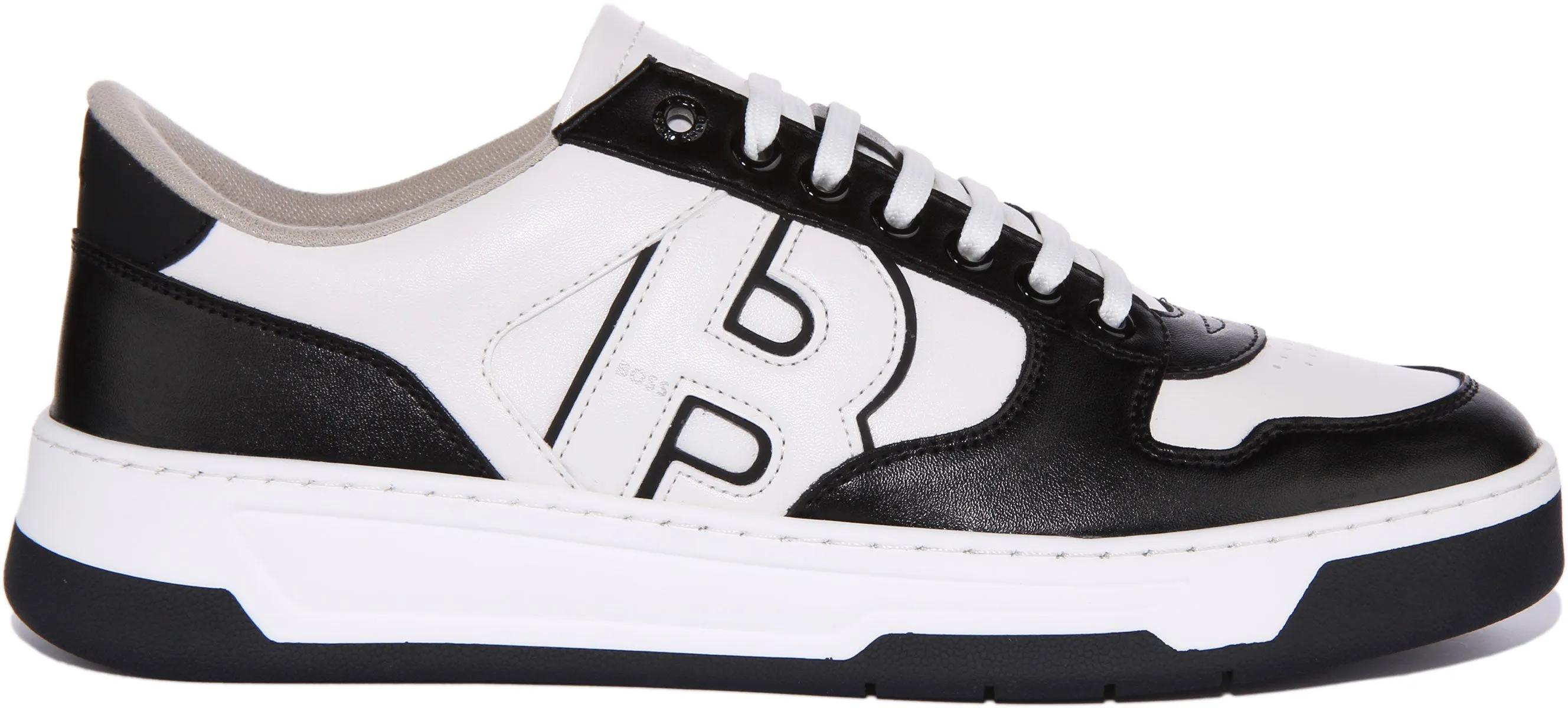 Boss Baltimore Tennis In Black White For Men