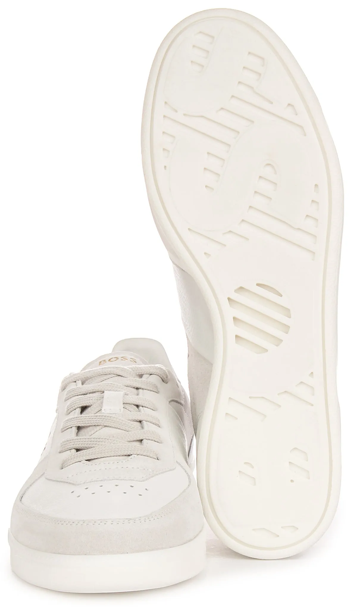 Boss Brandon Tennis In White Grey For Men