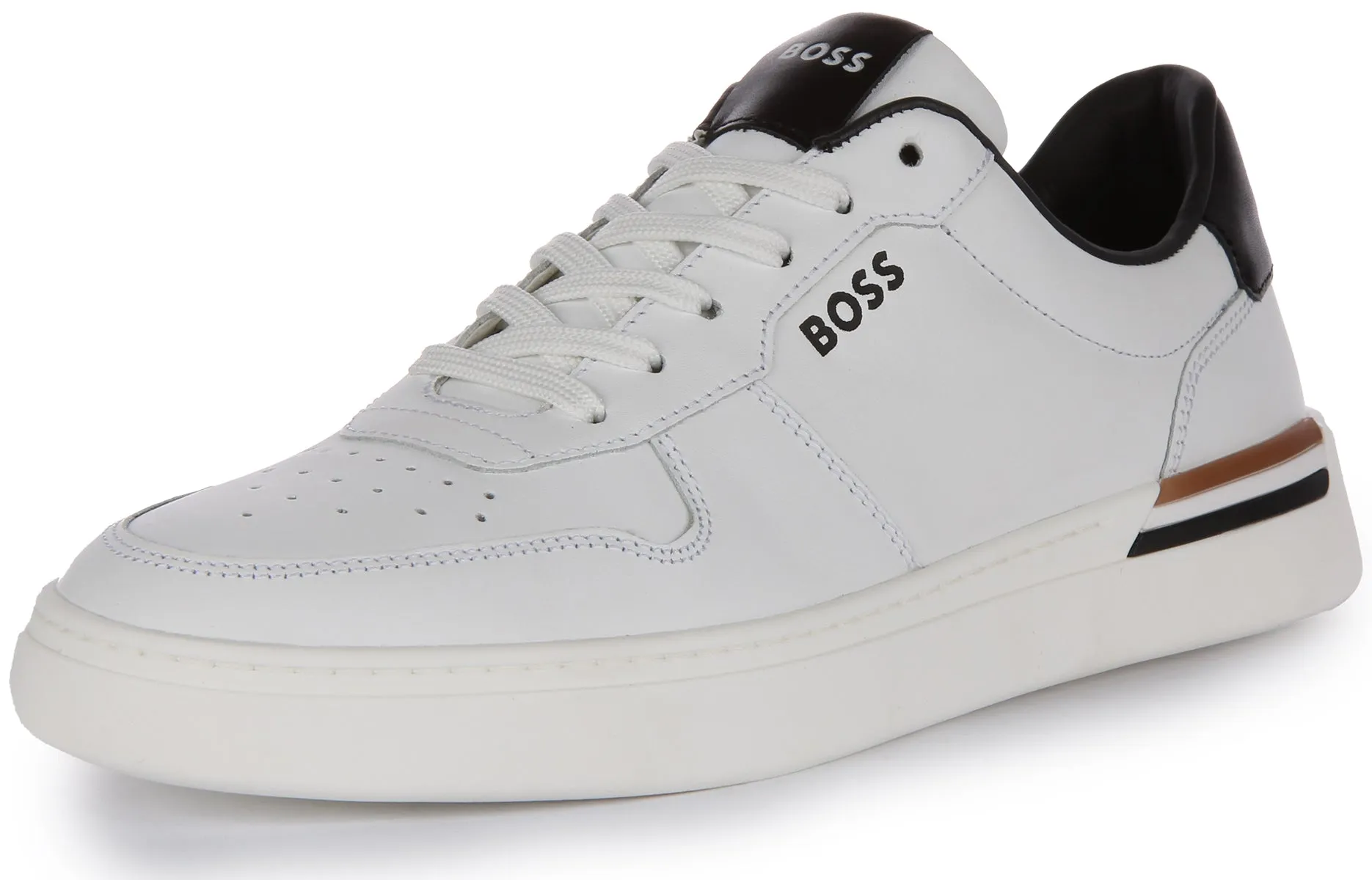 Boss Clint Tennis Itvp In White Black For Men