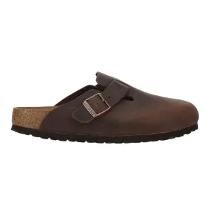 Boston Oiled Leather Footbed Clogs