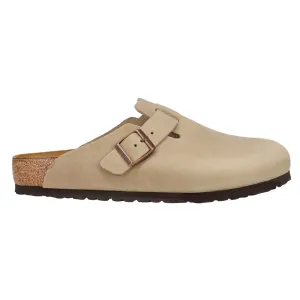 Boston Soft Suede Footbed Clogs