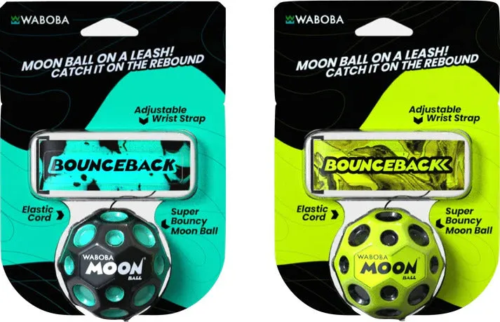 Bounceback Moon Ball on a Leash