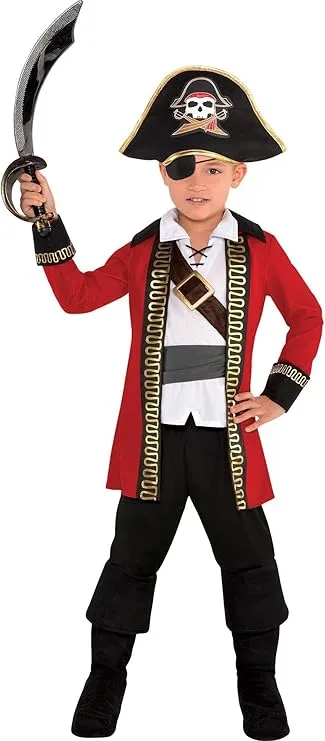 Boys Pirate Captain Costume 3-4T | 1 ct