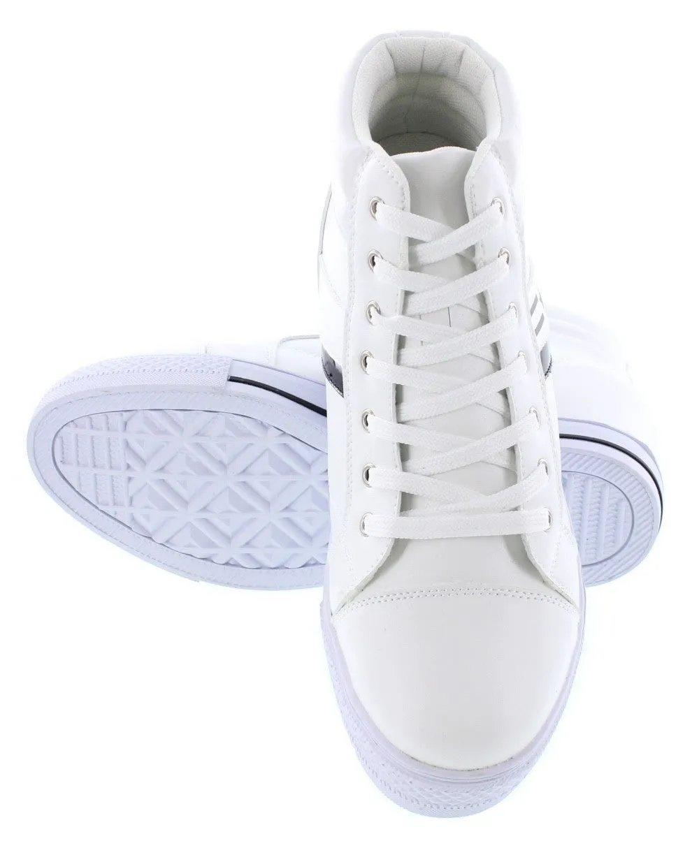 CALDEN High-Top Elevator Sneakers - Three Inches - K107222