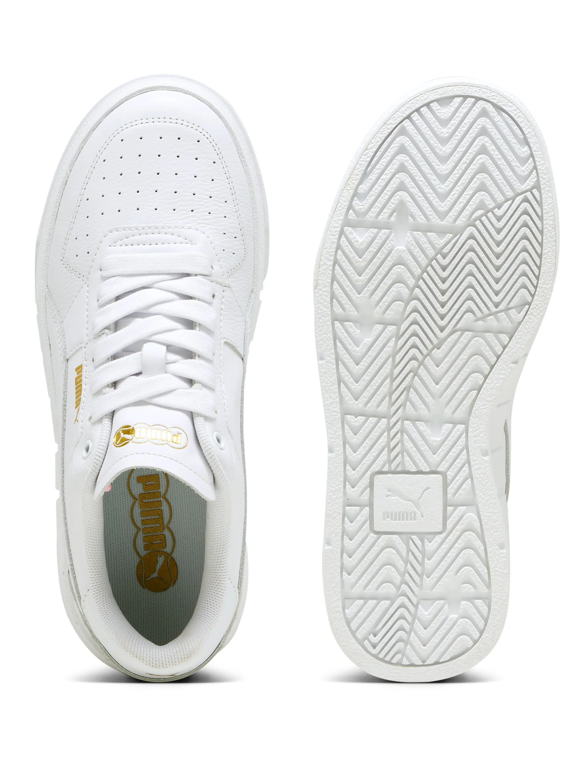 Cali Court Leather Sneakers - White