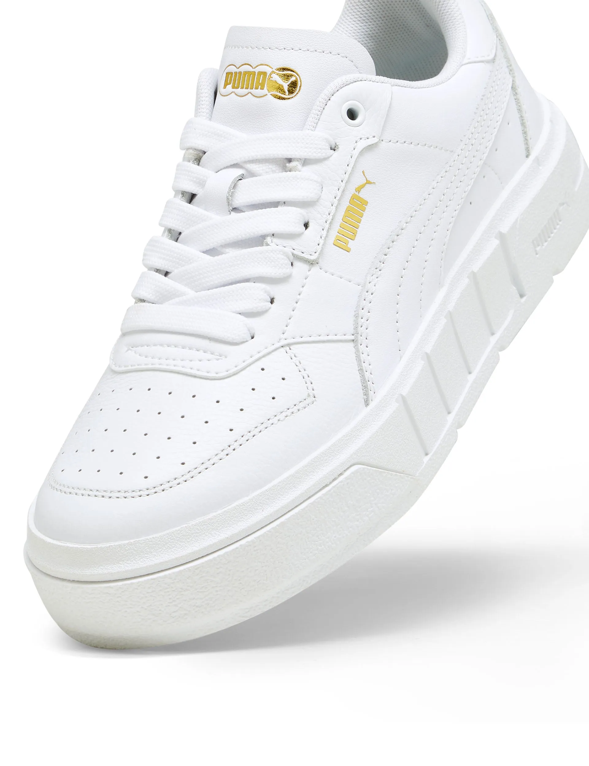 Cali Court Leather Sneakers - White