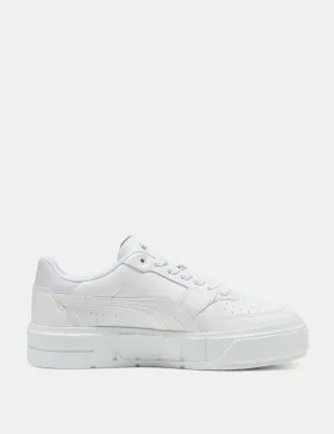 Cali Court Leather Sneakers - White/Lilac Frost