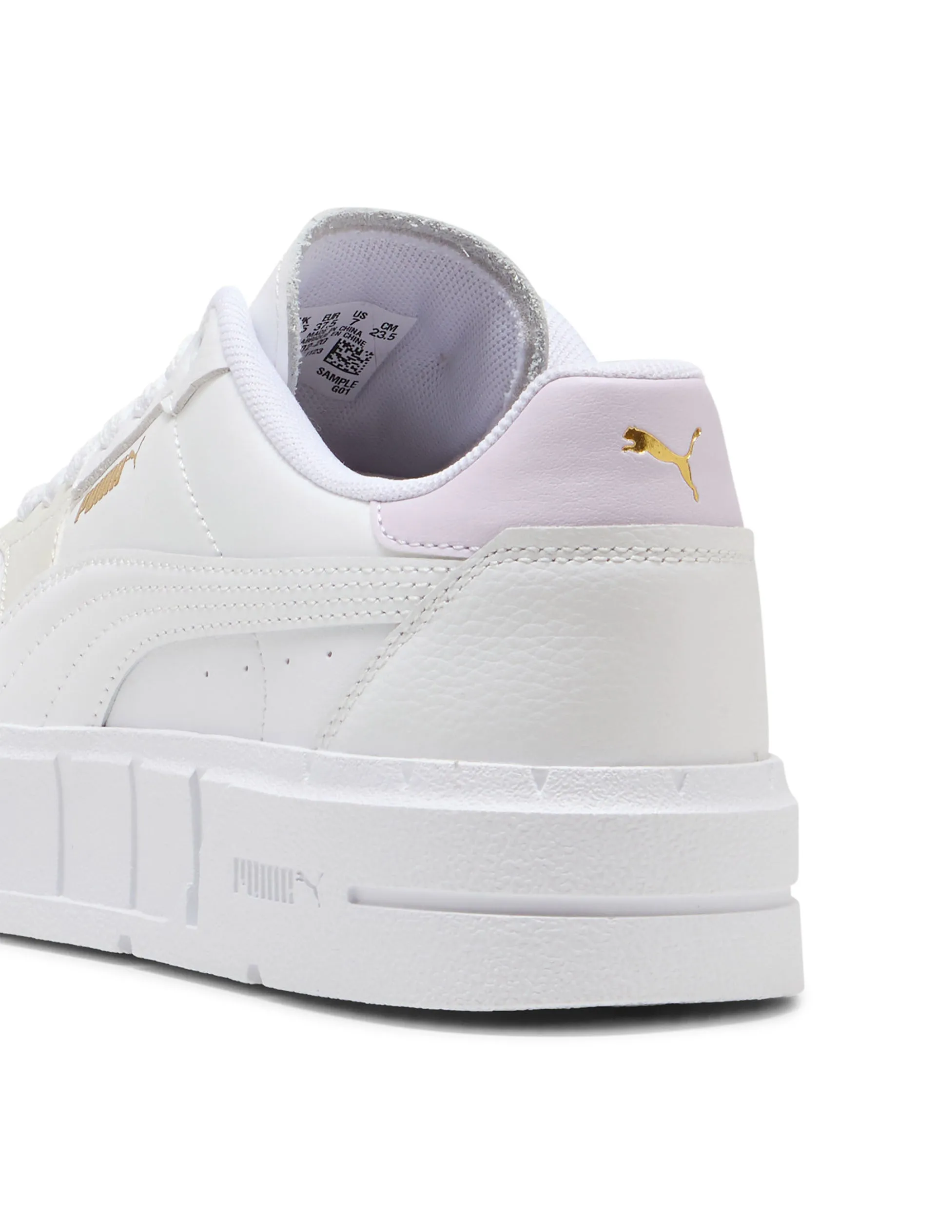 Cali Court Leather Sneakers - White/Lilac Frost