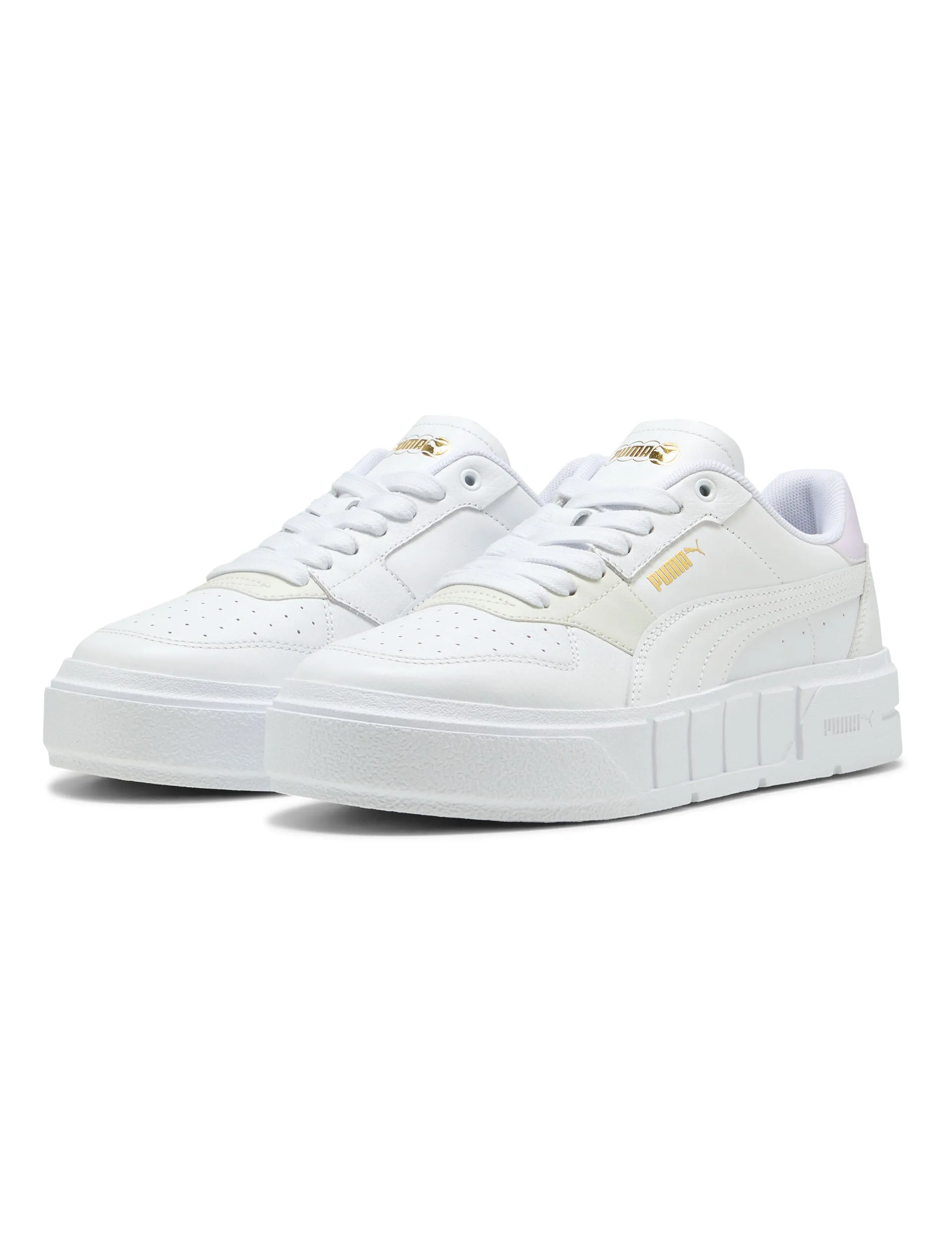 Cali Court Leather Sneakers - White/Lilac Frost