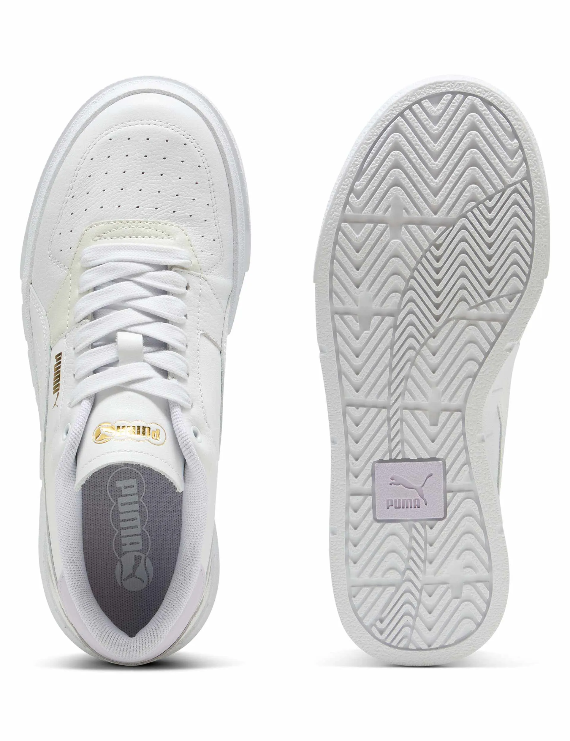 Cali Court Leather Sneakers - White/Lilac Frost