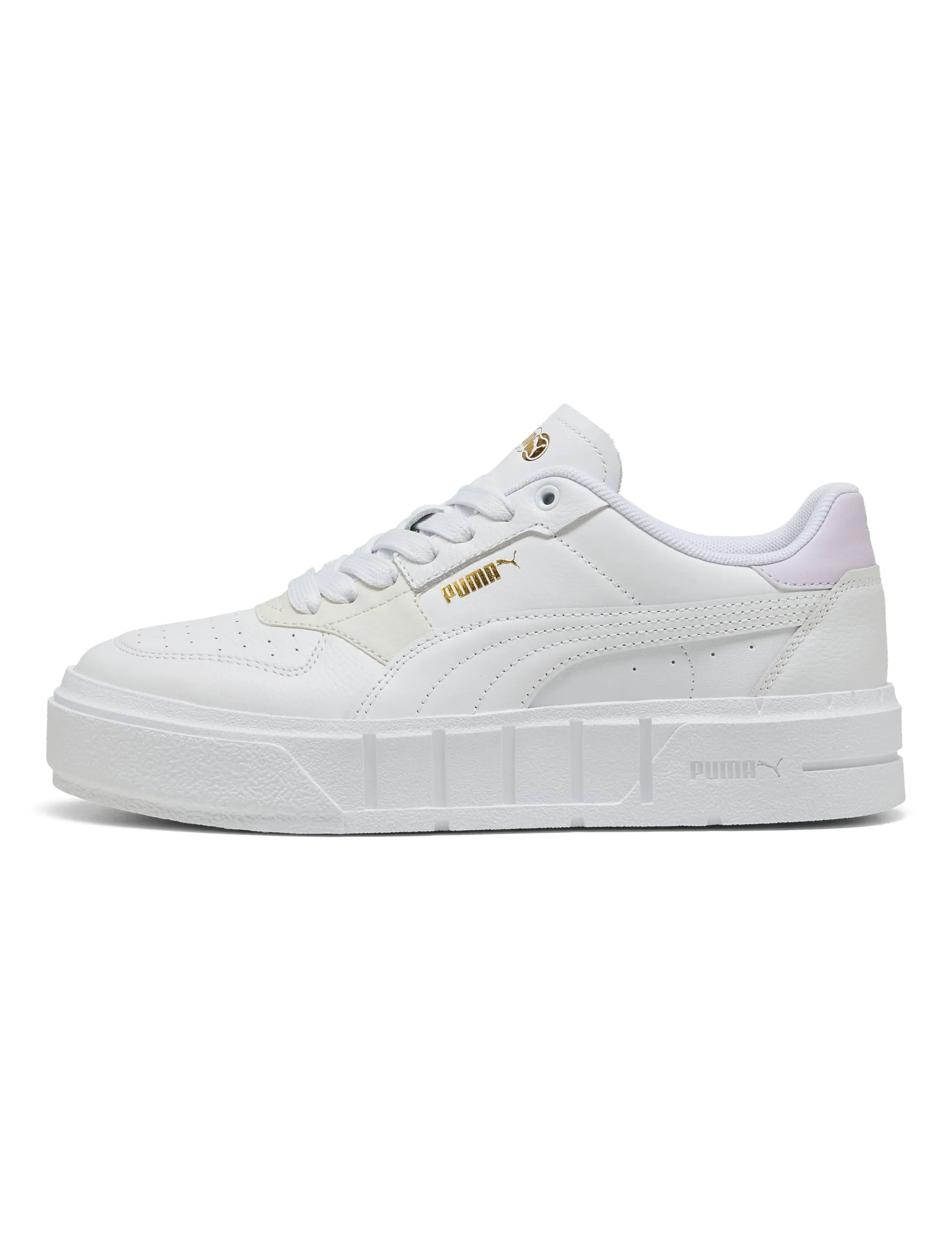 Cali Court Leather Sneakers - White/Lilac Frost