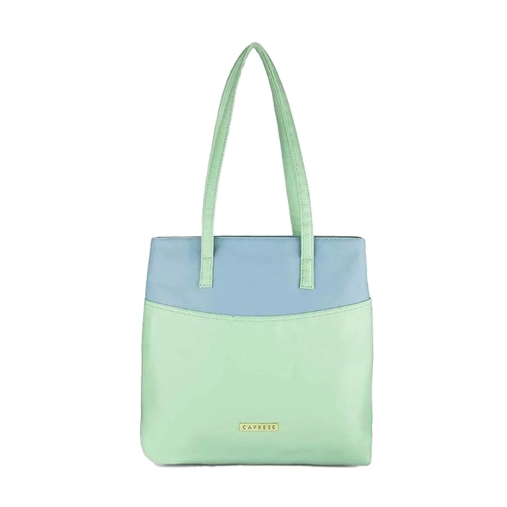 Caprese womens REMMY T Medium GREEN/GREY Tote Bag