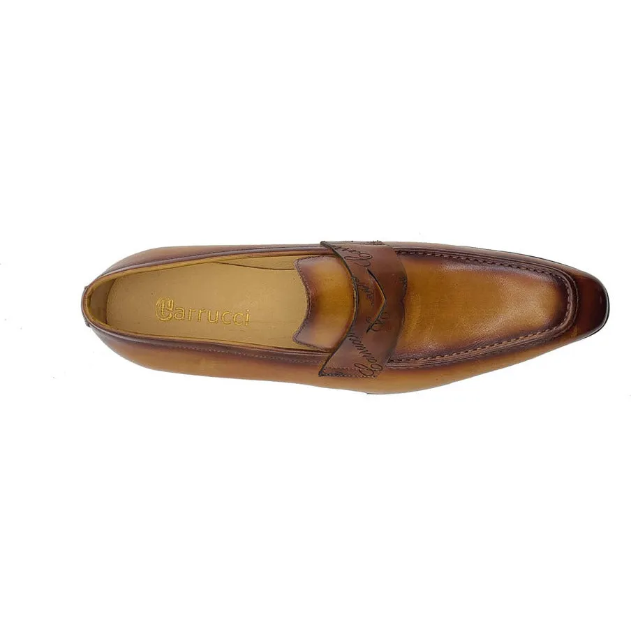 Carrucci Cognac Signature Casual Loafer