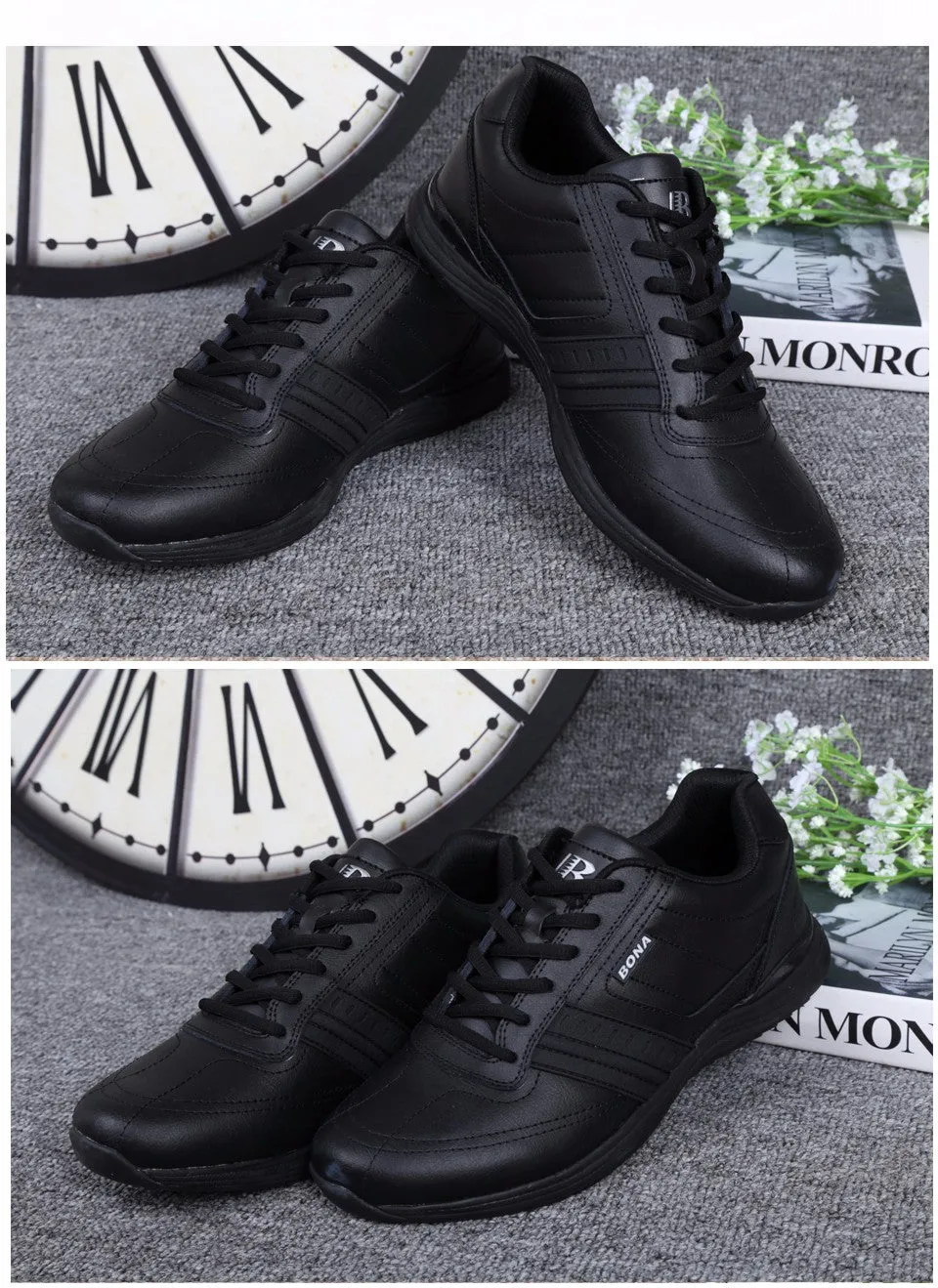 Casual Comfortable  Lightweight Outsole Lace Up  Shoes