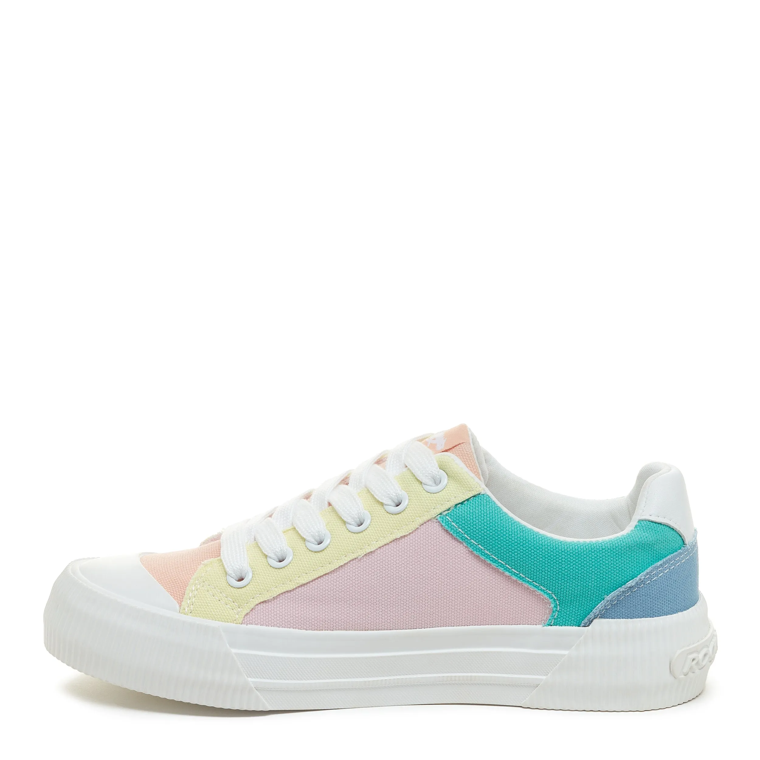 Cheery Pastel Colour Block Trainers