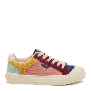 Cheery Pink Corduroy Trainers