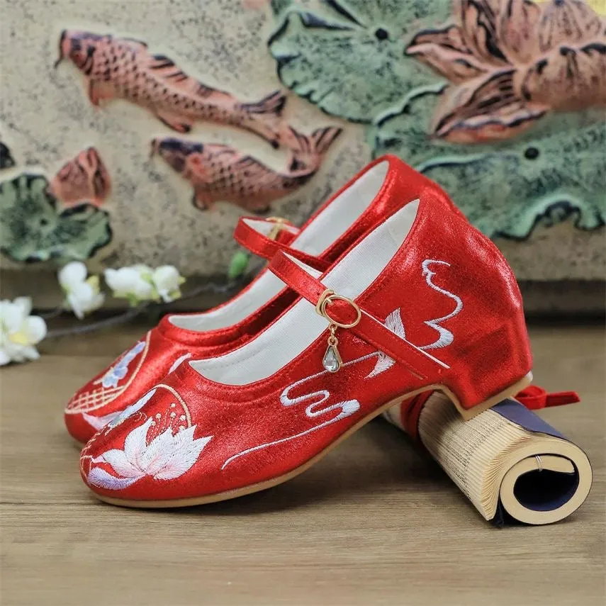 Cheongsam & Qipao Shoes: Glitterin