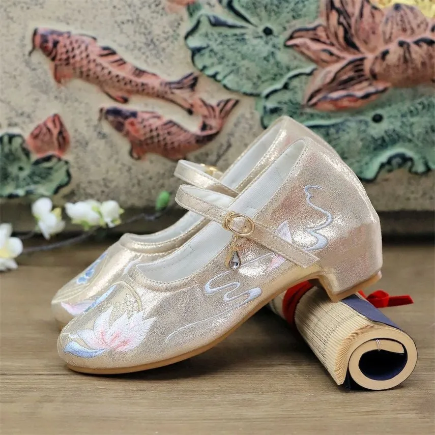 Cheongsam & Qipao Shoes: Glitterin