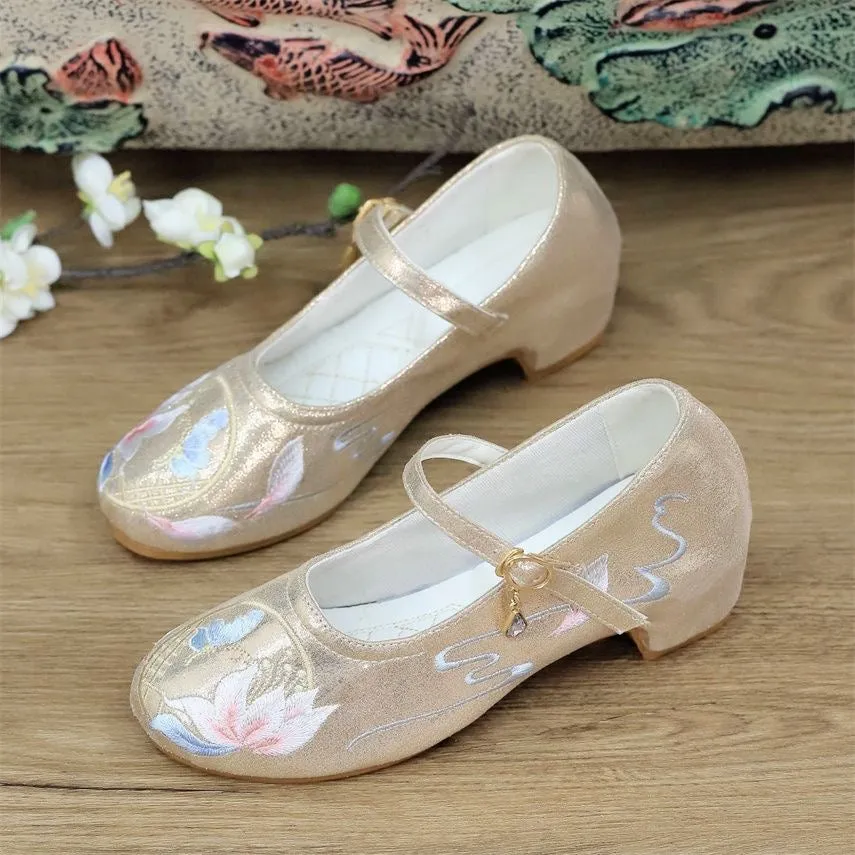 Cheongsam & Qipao Shoes: Glitterin