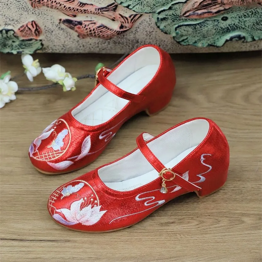 Cheongsam & Qipao Shoes: Glitterin