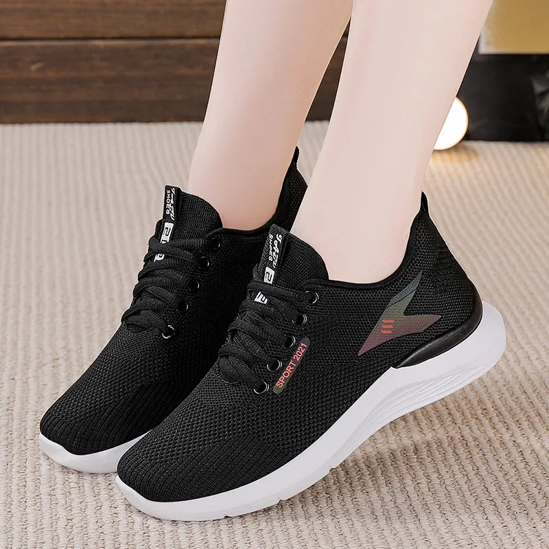 Comfort Lace-Up Casual Walking Shoes