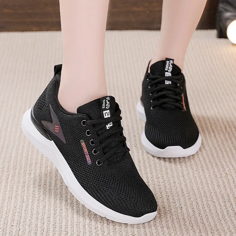 Comfort Lace-Up Casual Walking Shoes