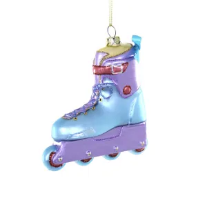 COMING SOON: Blue / Lilac Roller Blade Ornament 4.25"