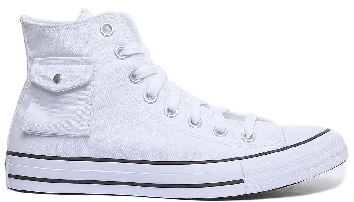 Converse 167045C CT All Star Hi Pocket Trainer In White For Women