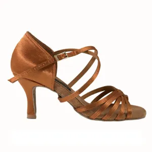 Crown Dance Shoes, 3135, Copper Satin, 2.5” Heel