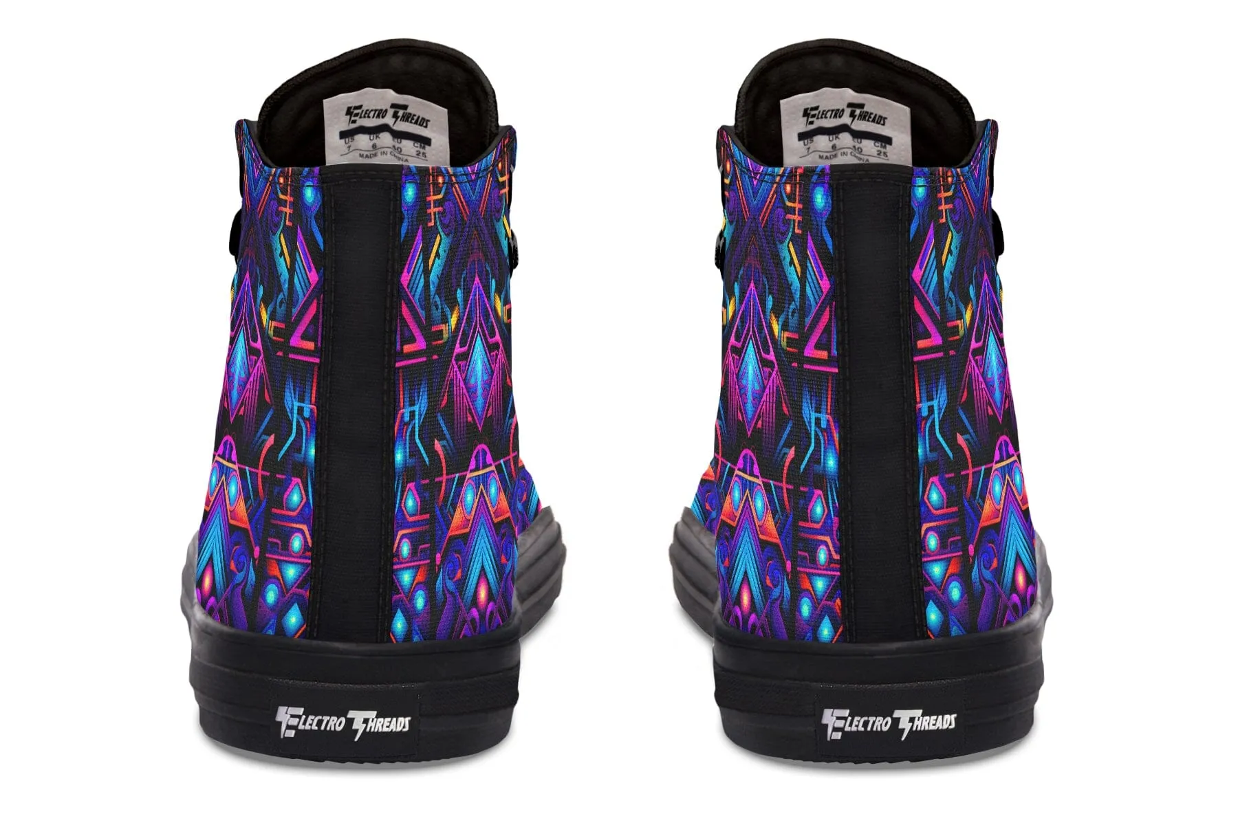 Cyber Lines High Top Shoes