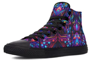 Cyber Lines High Top Shoes