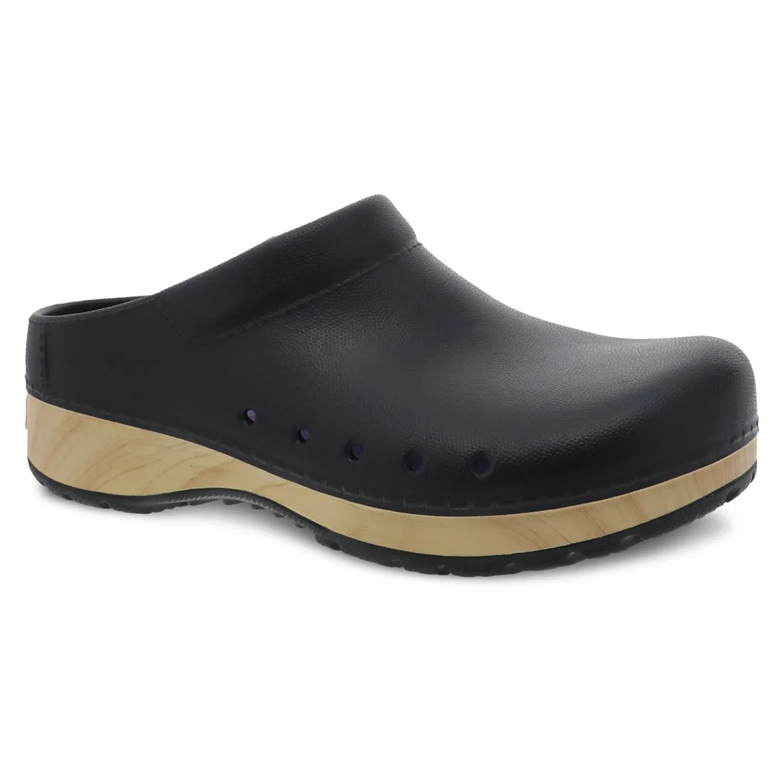 Dansko Kane EVA Clog in Black & Flower Party