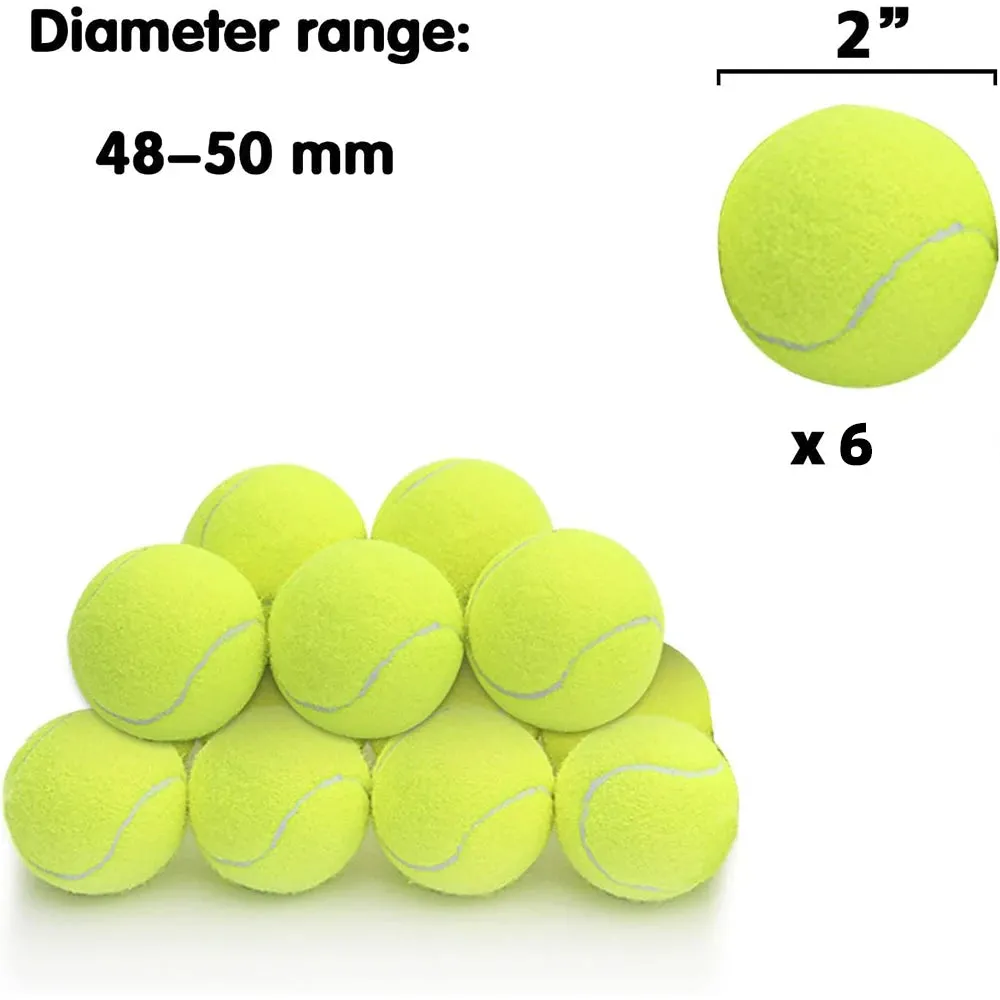 Dog Balls for Tennis Ball Launcher 6 or 12 piece set active dog ball set gift for dog lover playtime ball