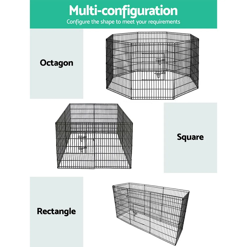 Durable Multi-Configuration Dog Playpen Set, 36" - iPet