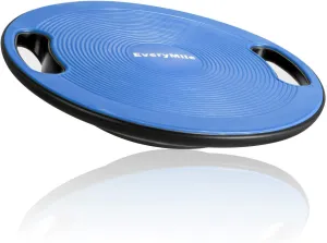 EveryMile Wobble Balance Board, Exercise Balance Stability Trainer Portable Balance Board with Handle for Workout Core Trainer Physical Therapy & Gym 15.7" Diameter No-Skid Surface