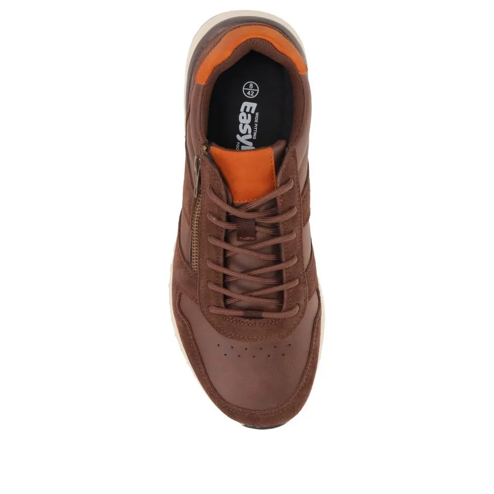 Extra-Wide Fit Casual Trainers  - RICHARD / 326 509