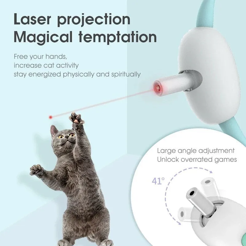 Feline Teaser Laser Collar - Rechargeable