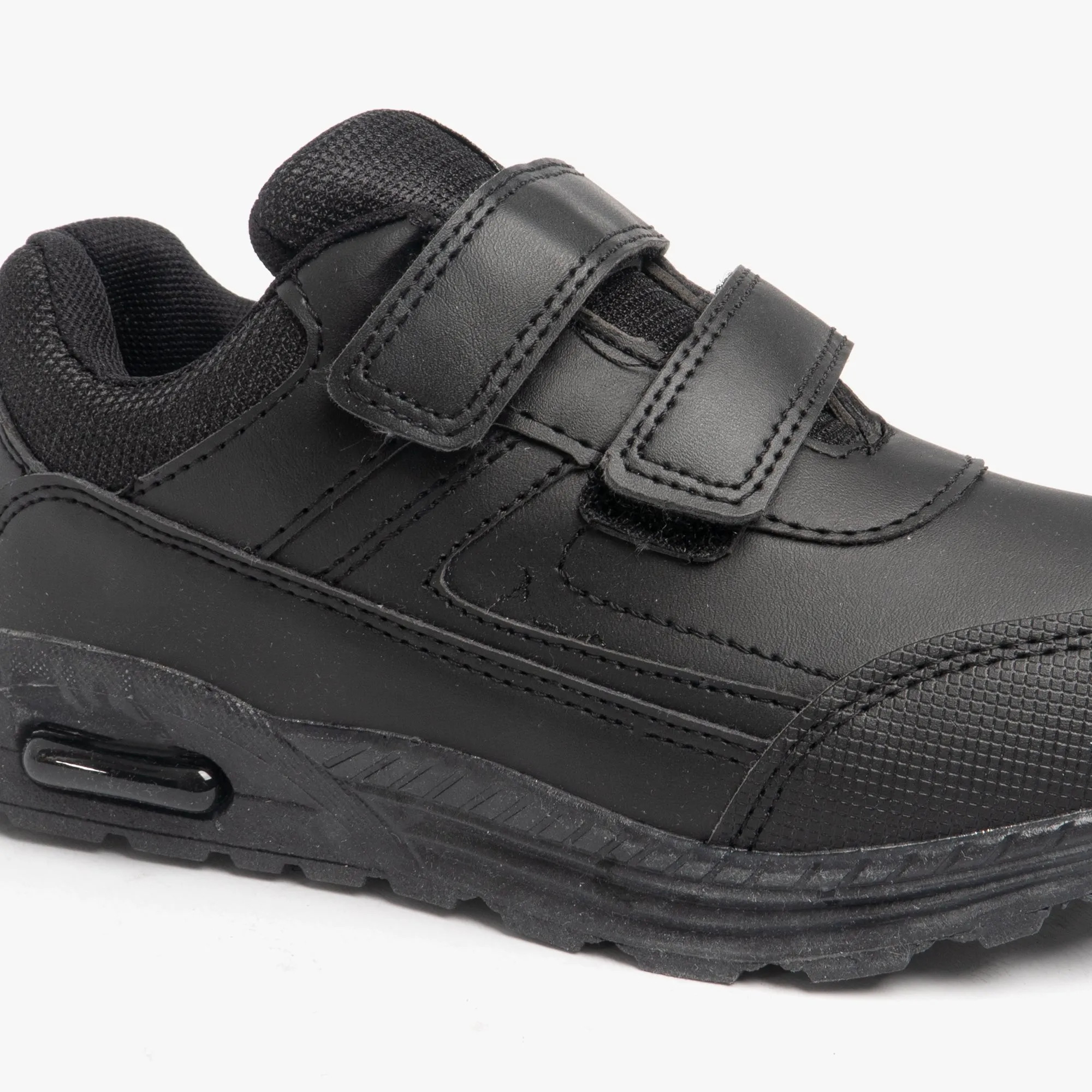 FELIX II Boys School Trainers Black