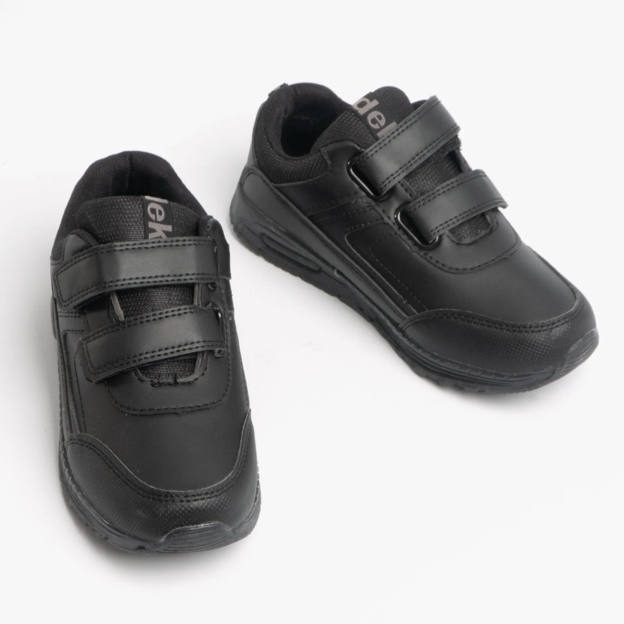 FELIX II Boys School Trainers Black