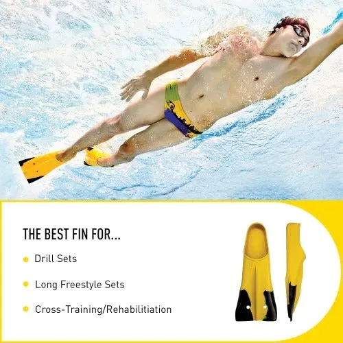 Finis Z2 Gold Zoomers Short Blade Swim Fins