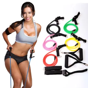 Fitness Resistance Bands Resistance Rope Exerciese Tubes Elastic Exercise Bands for Yoga Pilates Workout