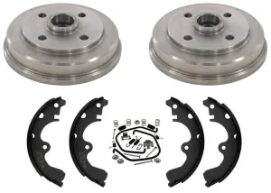 Fits Toyota Tercel 1996-1998 Brake Drums Brake Shoes & Brake Springs No ABS