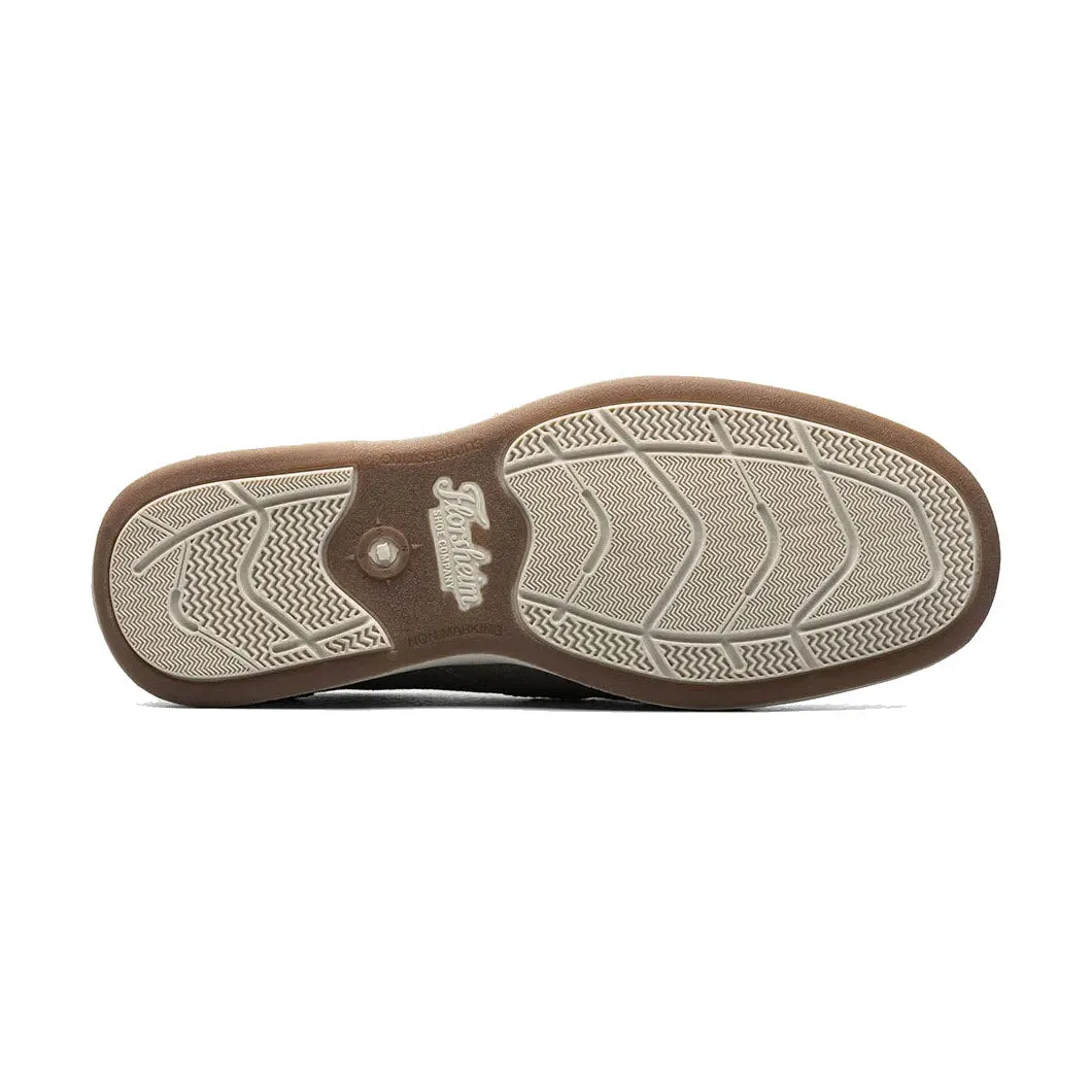 FLORSHEIM LAKESIDE SLIP ON CANVAS STONE - MENS