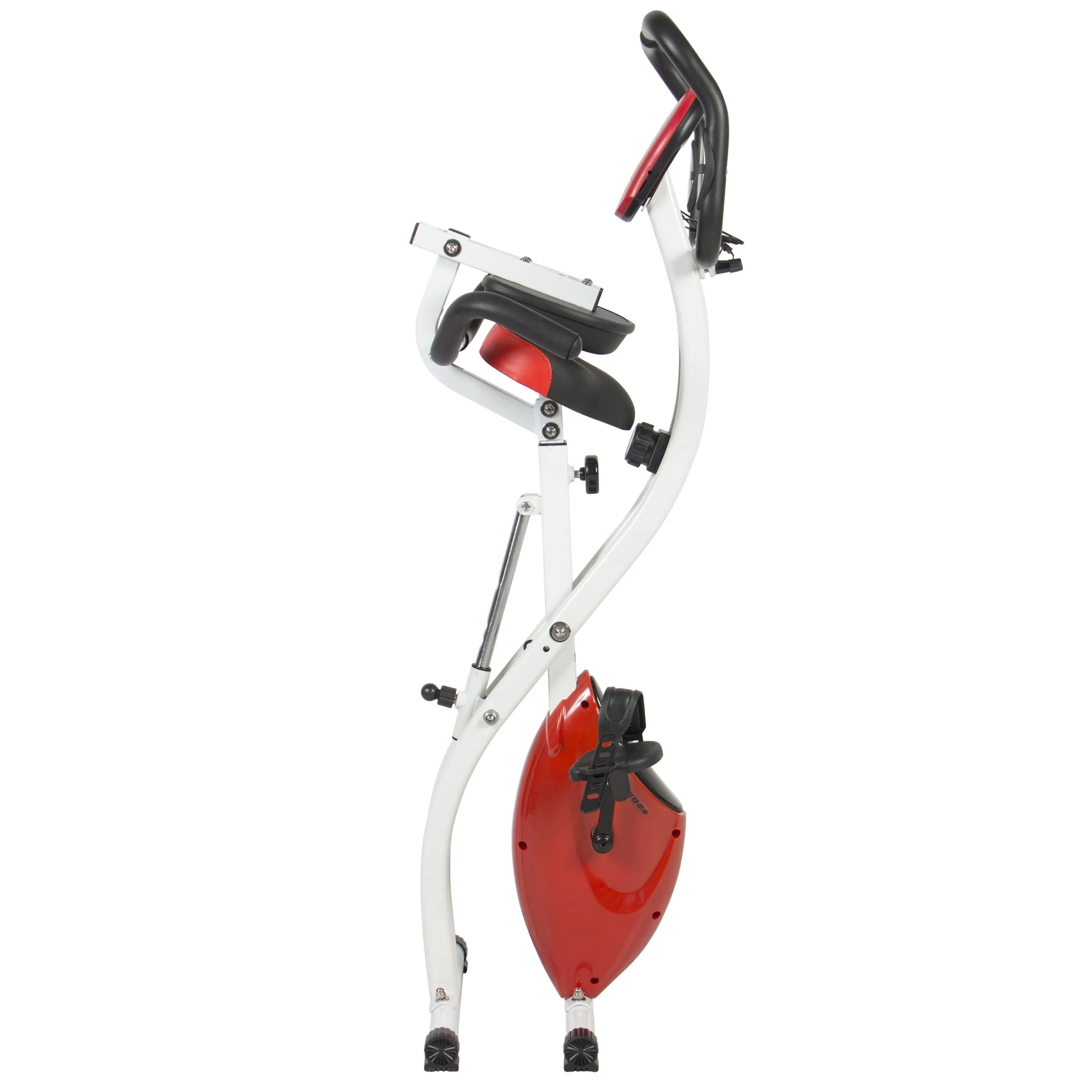 Folding Exercise Bike w/ 8-Level Magnetic Resistance, Adjustable Height